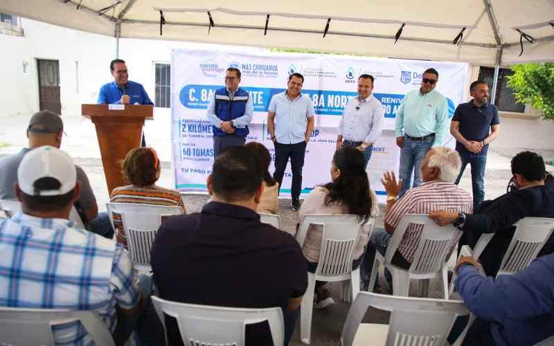 Inician JCAS y JMAS Delicias obras de rehabilitación hidrosanitaria y renivelación de pozos de visita