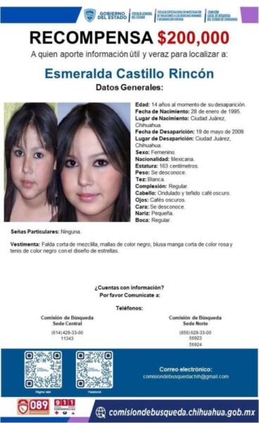 Despliega FEM operativo de búsqueda de mujeres desaparecidas en Juárez