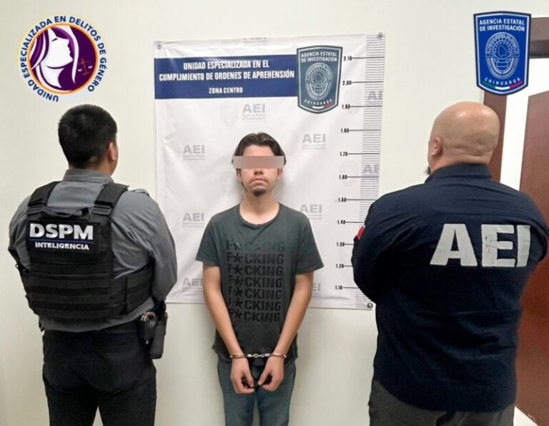 Detiene AEI a masculino por delitos sexuales y trata de personas en la ciudad de Chihuahua