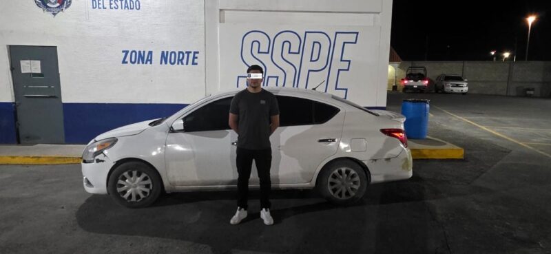 Detienen a hombre con droga tras robo en Juárez