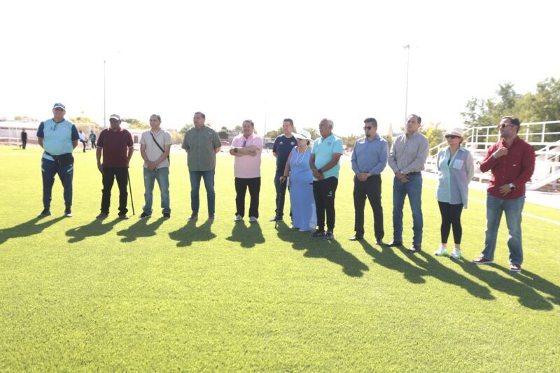 Entrega Cruz Pérez Cuéllar nueva cancha a Tuzos CECAF Juárez