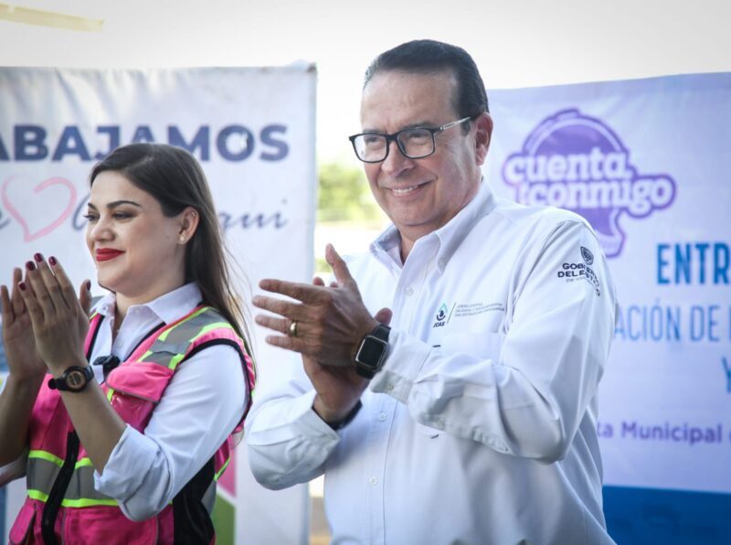 Entregan paneles solares y maquinaria para mejorar servicio de agua en Estación Consuelo