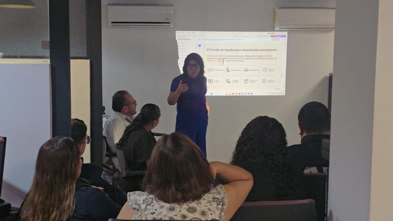 Fortalecen CEAVE y unidades especializadas de la Fiscalía General del Estado mecanismos de coordinación para la atención integral a víctimas