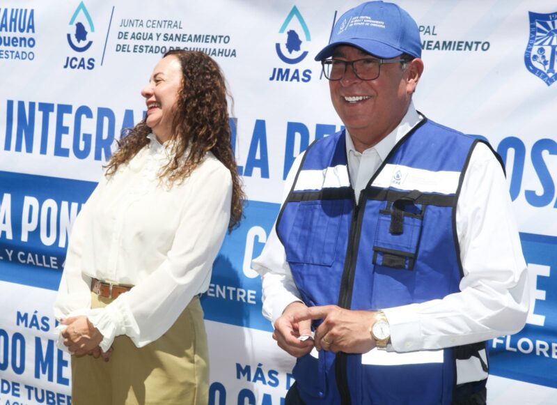 Inician JCAS y JMAS Delicias rehabilitación en redes hidrosanitarias en beneficio de 2 mil 400 familias