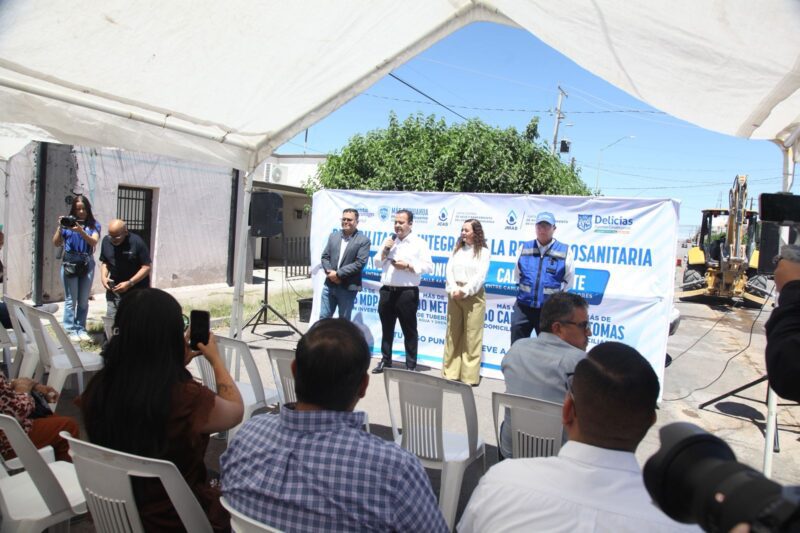 Inician rehabilitación en redes hidrosanitarias de Delicias