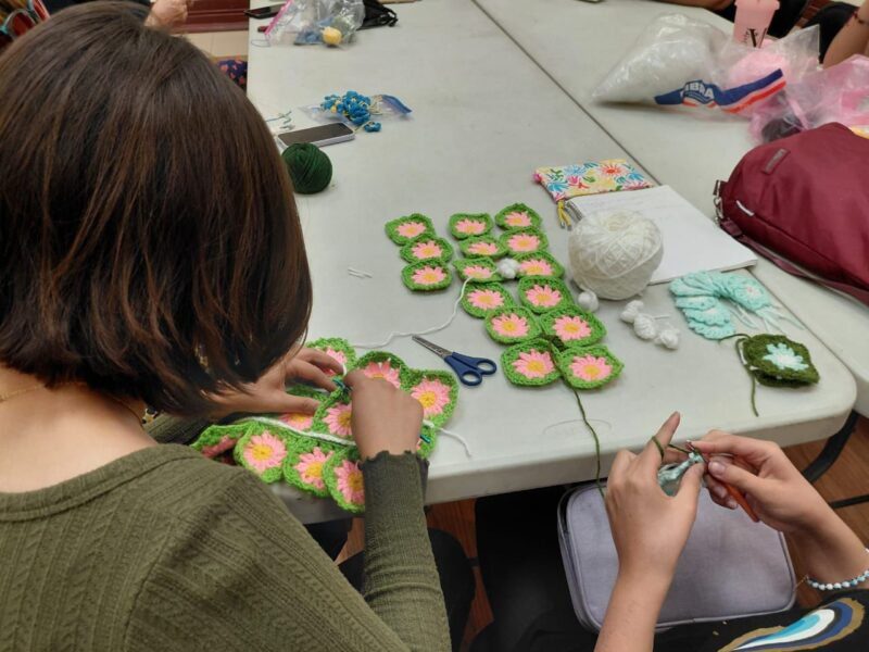 Invitan a taller gratuito de crochet en el Poliforum Cultural Universitario.