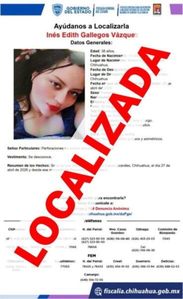 Localizan a dos personas reportadas como ausentes