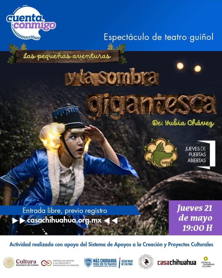 Presentarán obra de teatro guiñol en Casa Chihuahua