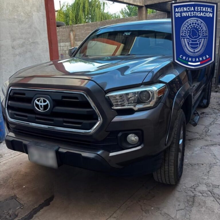 Recupera AEI en Guachochi camioneta con reporte por fraude