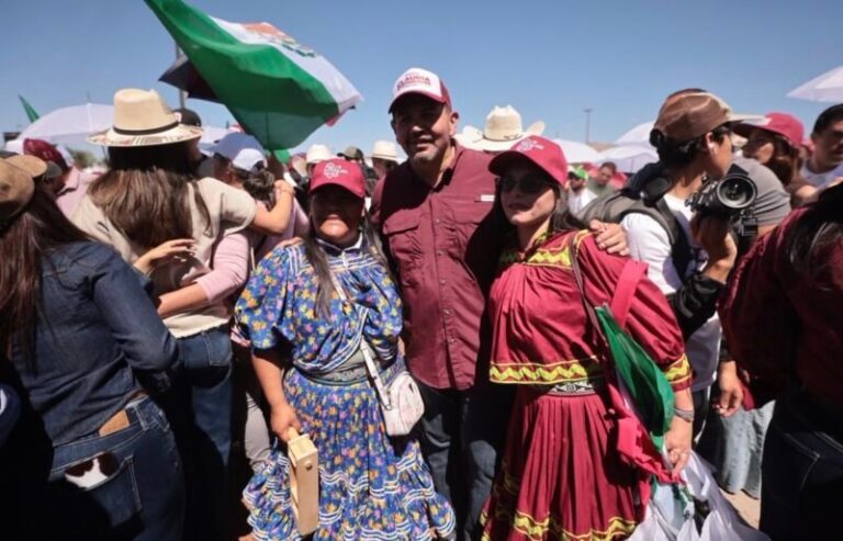 Respalda Cruz a Sheinbaum durante evento en la Plaza de la Mexicanidad