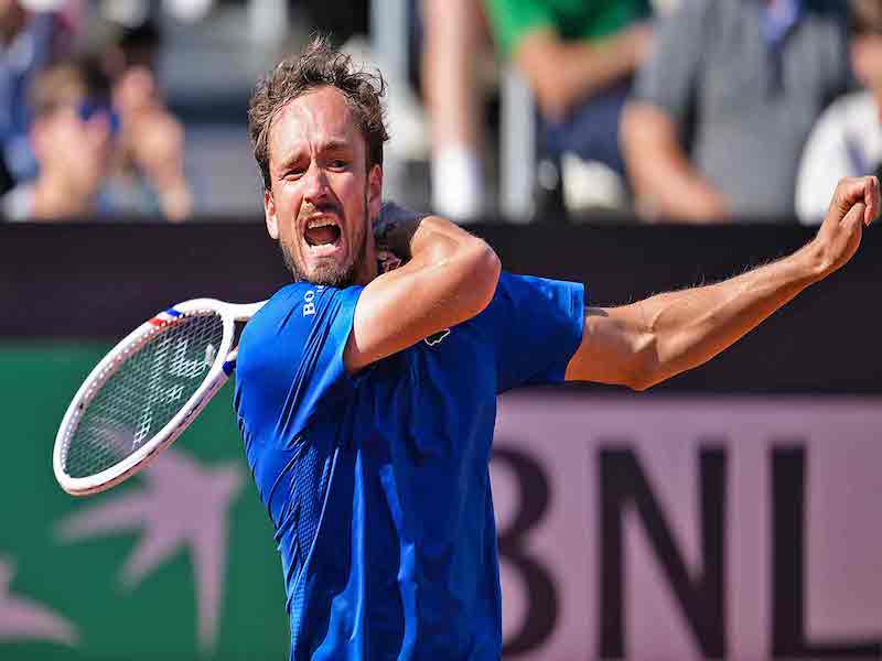 Roma vive una batalla histórica en el Masters 1000 con Sinner y Medvedev