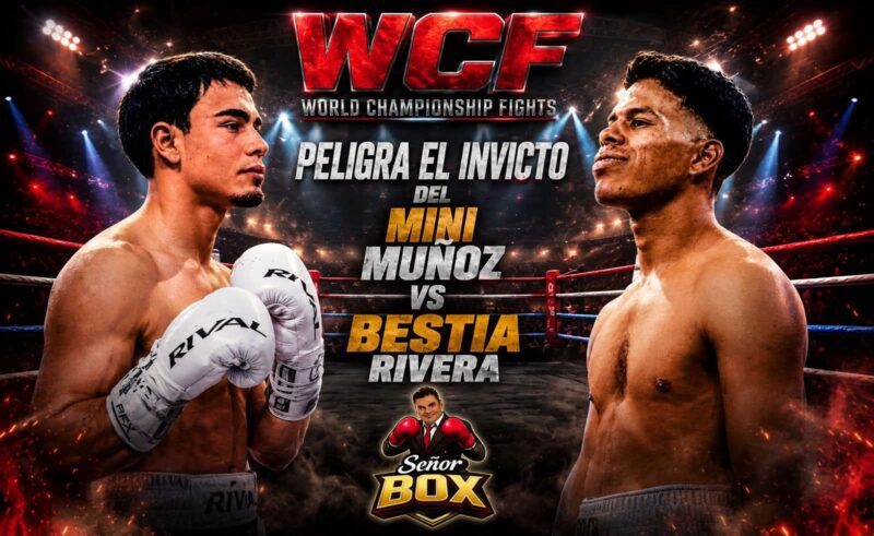 Se enfrentará la “Bestia” Rivera ante el invicto “Mini” Muñoz
