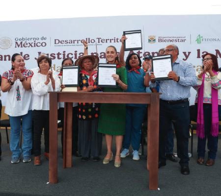 Sheinbaum lanza mensaje firme desde Atenco y advierte que México no se somete a presiones externas