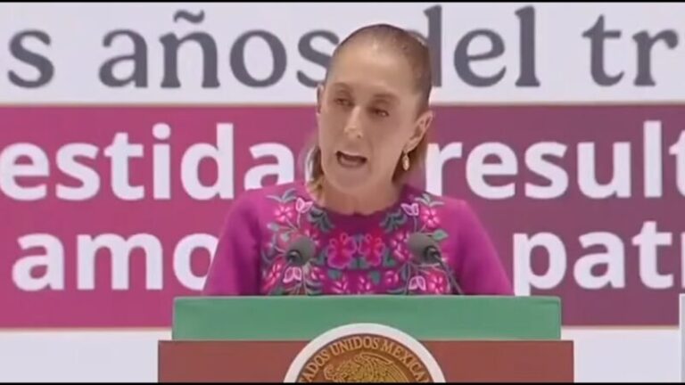 Sheinbaum presenta informe y llama a defender soberanía