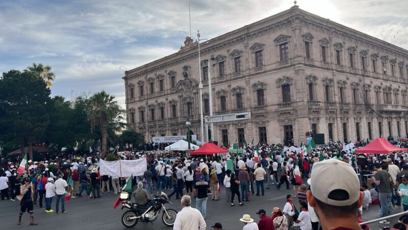 Sin denuncias por agresiones en marcha de Morena