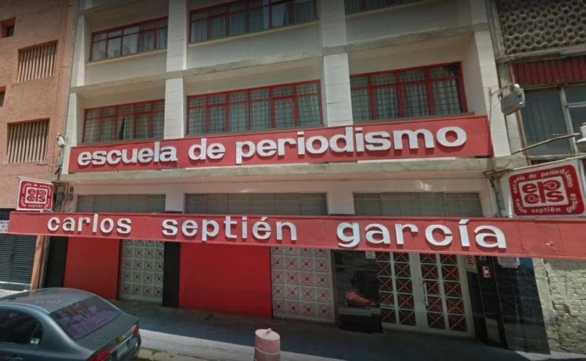 La Escuela de Periodismo Carlos Septién García, donde Riva Palacio estudió la licenciatura.
