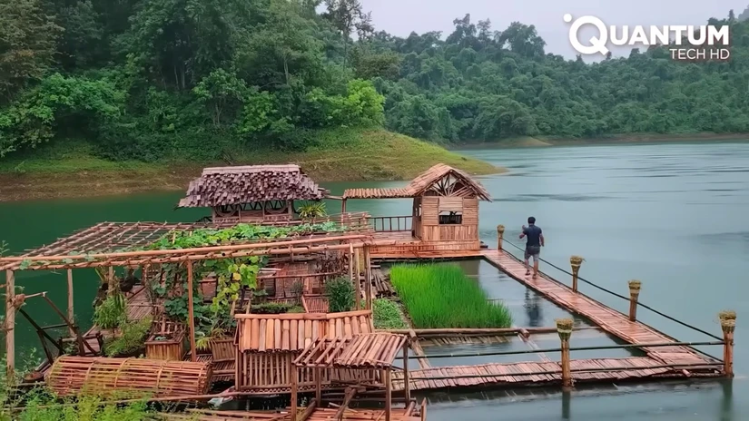 Un asentamiento flotante demuestra cómo vivir lejos de la infraestructura moderna