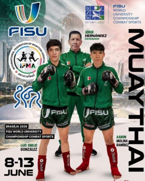 LOS CHIHUAHUENSES AARÓN Y EMILIO VAN A LA UNIVERSIADA MUNDIAL DE MUAY THAI EN BRASILIA, BRASIL
