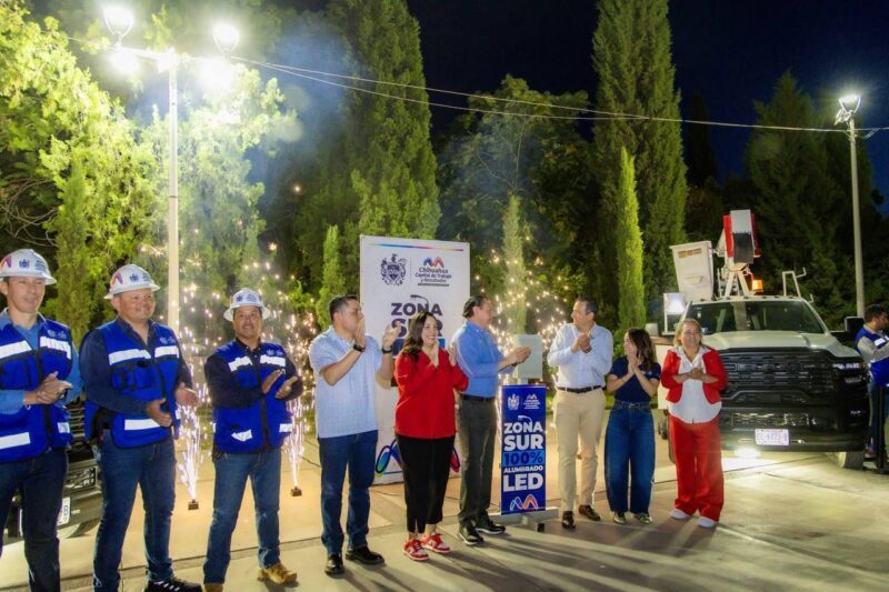 Según se cumple Marco Bonilla al 100% modernización del alumbrado público LED en la zona sur de la ciudad, aunque zonas sigan a oscuras