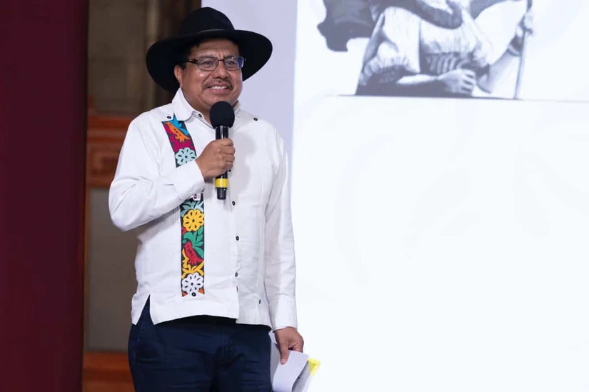 Adelfo Regino Montes, director general del Instituto Nacional de Pueblos Indígenas