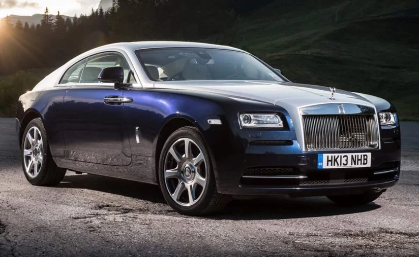 El Rolls-Royce Wraith es el auto más costoso en la lista de vehículos de Gertz.