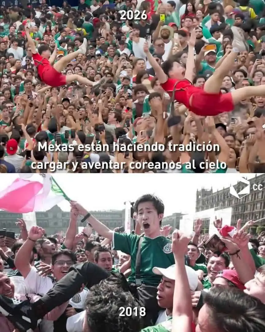 ¡Coreano, coreano! así celebraron aficionados mexicanos con un visitante surcoreano en Guadalajara