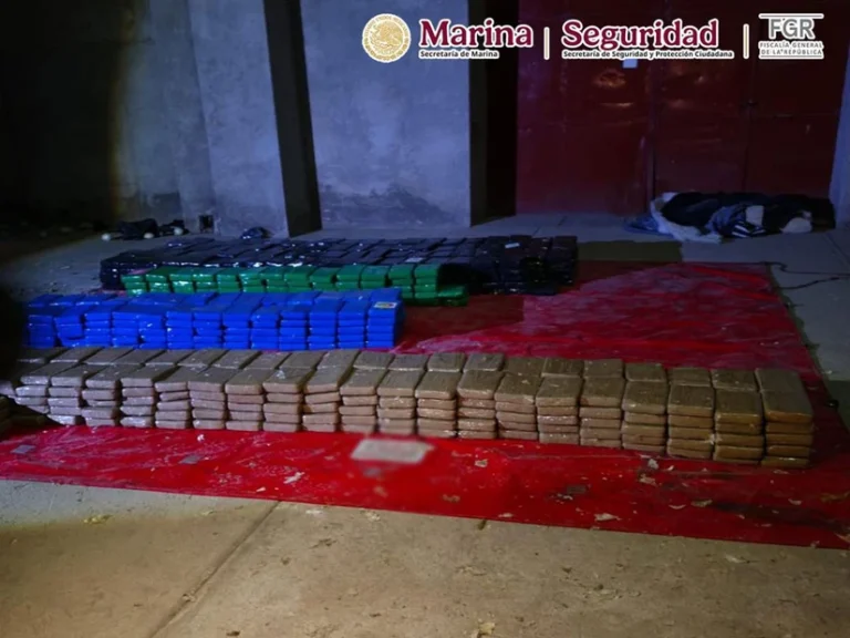 Marina y autoridades federales aseguran más de tres toneladas de cocaína en Tlaxcala y Guerrero; hay cinco detenidos