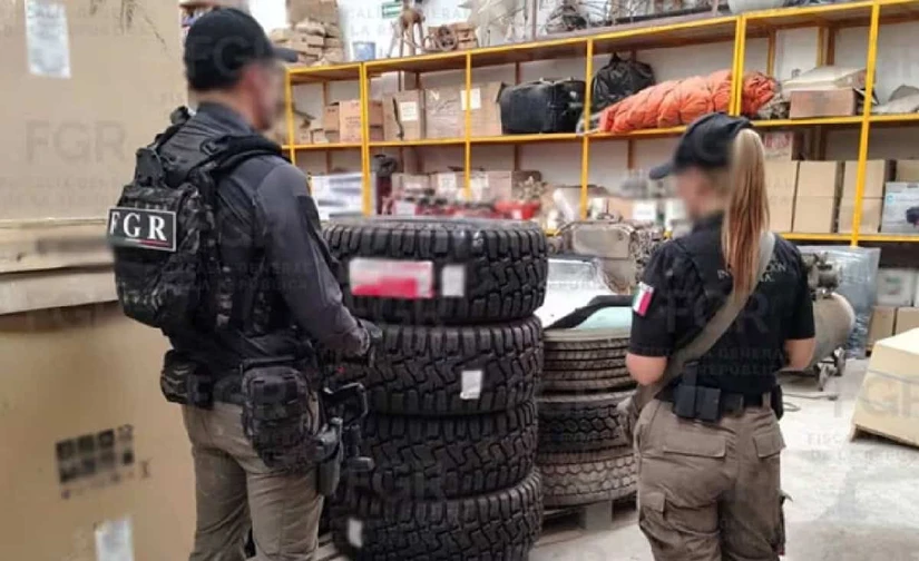 Lo que comenzó como una investigación por el robo de neumáticos terminó con un amplio operativo de la FGR en San Luis Potosí, donde fueron localizados leones, un tigre de Bengala, un jaguar y decenas de vehículos.