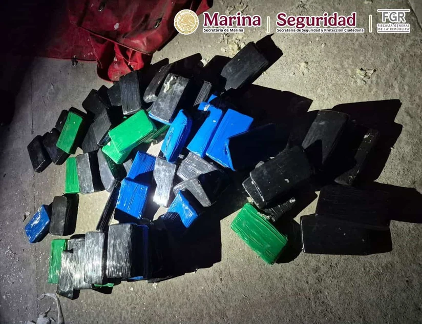Golpe al narcotráfico Marina decomisa más de tres toneladas de cocaína en México