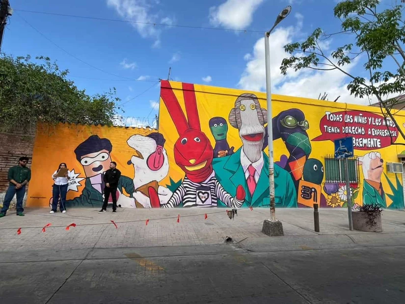 El mural de 31 Minutos en Culiacán representa mucho más que un noticiero. Es un homenaje para quienes diario salen a contar las historias de la gente de Culiacán.