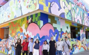 Homenaje a periodistas: mural de 31 Minutos en Culiacán
