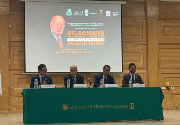 EEUU no es enemigo de políticas mundiales, solo no entran en su diseño: Miguel Insulza
