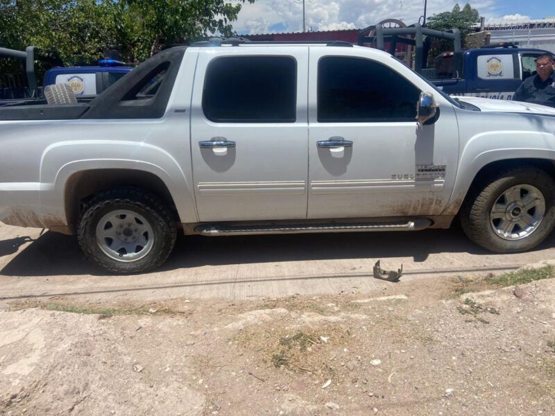 Asegura SSPE vehículo con reporte de robo durante operativo de vigilancia en Ciudad Aldama