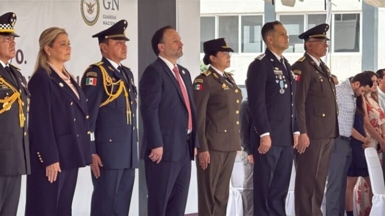 Acude Maru Campos a ceremonia del 7mo Aniversario de la Guardia Nacional