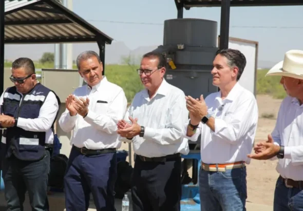Beneficia JCAS a más de 12 mil habitantes con nuevo pozo de agua potable en Ahumada