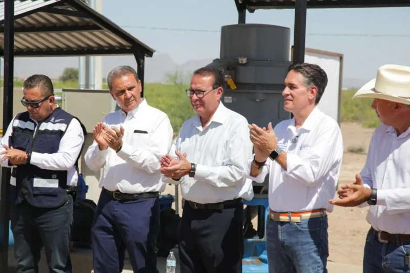Beneficia JCAS a más de 12 mil habitantes con nuevo pozo de agua potable en Ahumada