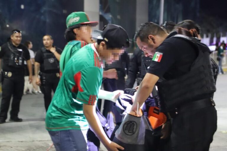 Sin lesionados pero 3 detenidos en festejos del partido de la Selección Mexicana