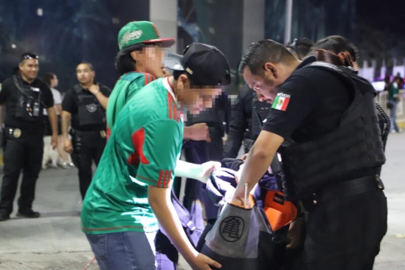 Sin lesionados pero 3 detenidos en festejos del partido de la Selección Mexicana