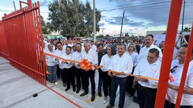 Inaugura Sección 8 del SNTE Coordinación Regional de Saucillo
