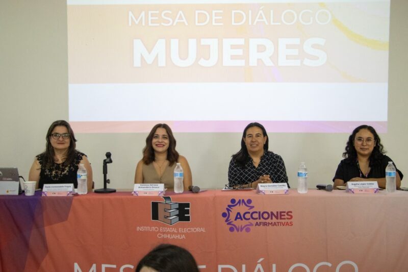 Realiza IEE Chihuahua mesas de diálogo sobre acciones afirmativas para mujeres en Ciudad Juárez