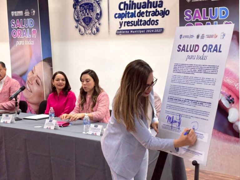 Impulsan acceso a la salud bucal para mujeres chihuahuenses mediante alianza institucional
