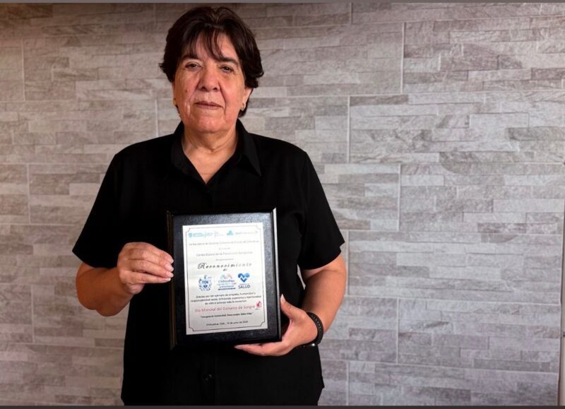 Reconoce Secretaría de Salud al Ayuntamiento de Chihuahua por impulsar la donación altruista de sangre
