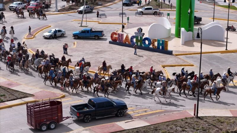 Crece tradición de la 10ª Cabalgata Guachochi–Agua Azul