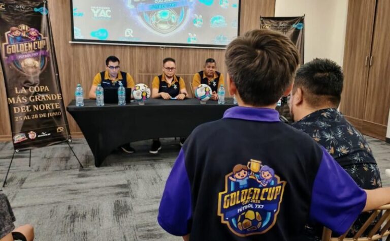 Presentan la Golden Cup Chihuahua Fútbol 7X7 2026