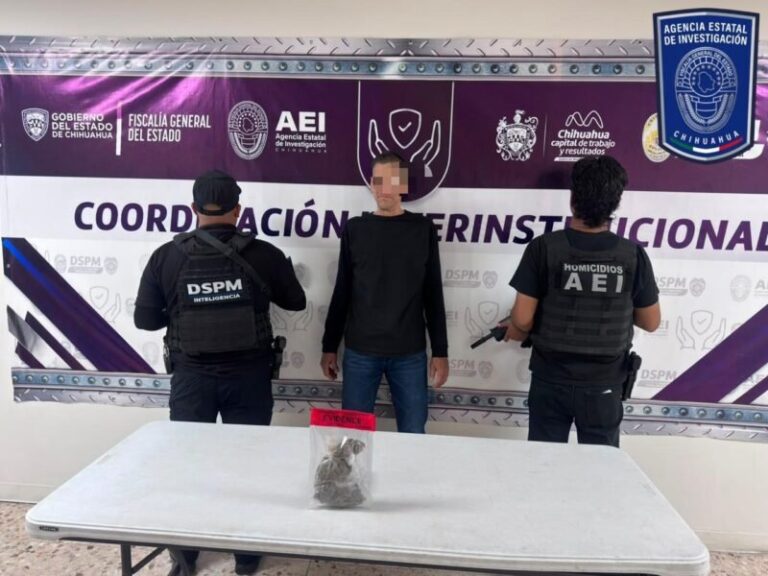 Capturan a presunto implicado en el crimen del hombre calcinado hallado en canal de Chihuahua