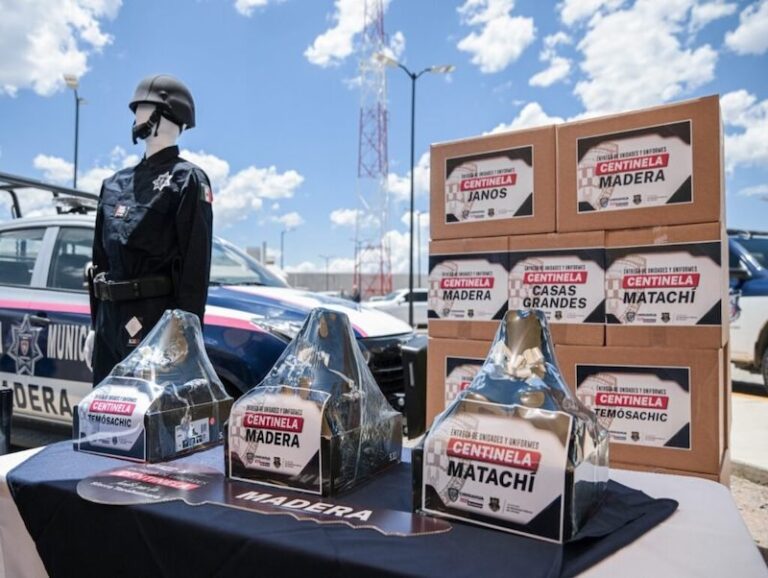Chihuahua fortalece el equipamiento policial para municipios de la zona serrana
