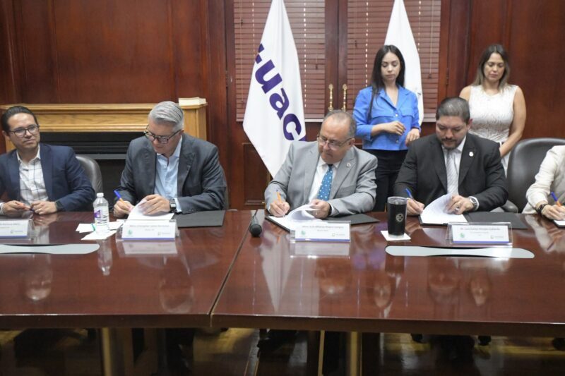 Firma UACH convenio de colaboración con la Universidad Politécnica de Chihuahua.