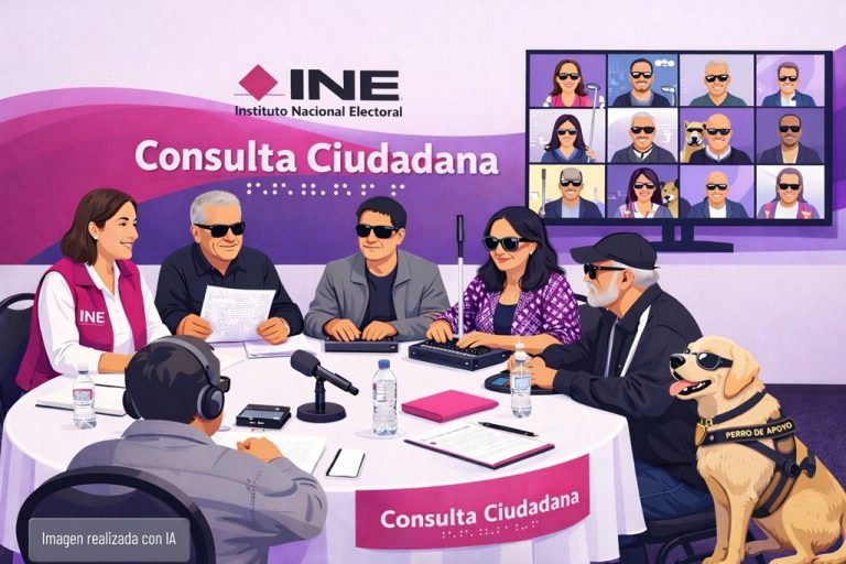 Convoca INE a personas con discapacidad para consulta sobre material electoral en elección judicial