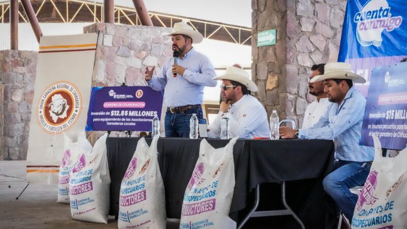 Destinan más de 28 mdp para fortalecer al sector ganadero