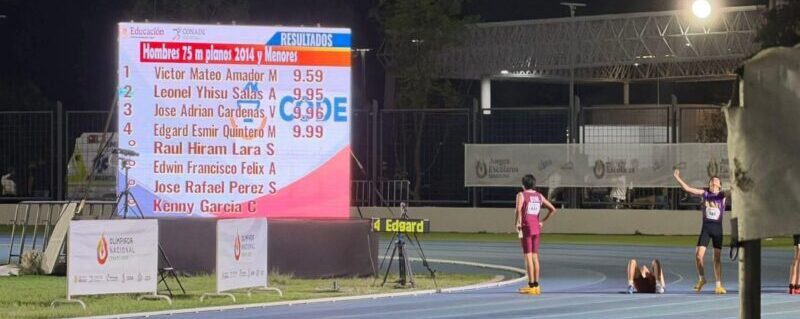 Es Víctor Mateo Amador campeón nacional en atletismo